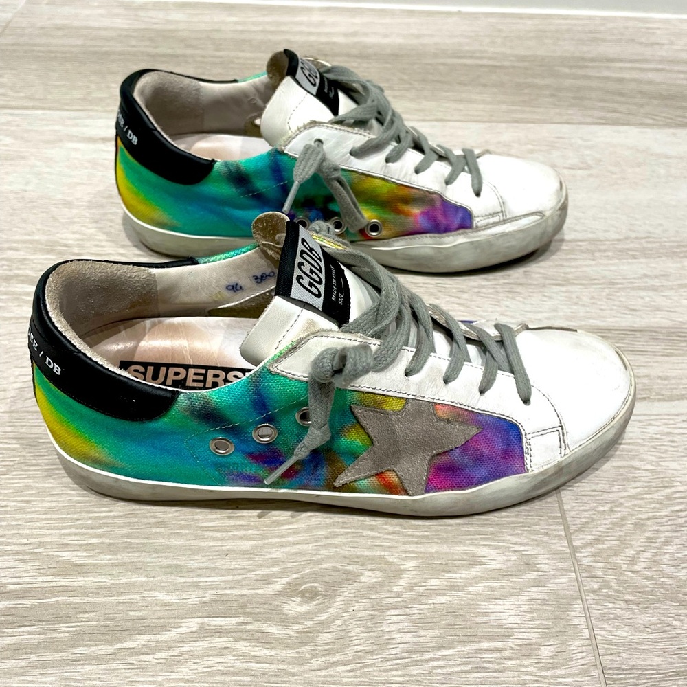 Golden Goose Tie Dye Sneakers Size 37